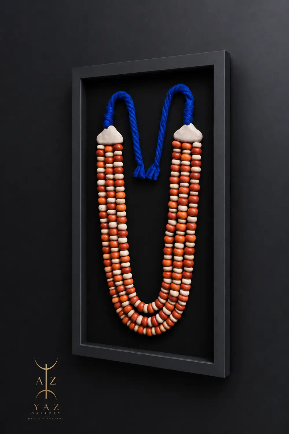 Ocre Bleu, Sculptural Wall Art