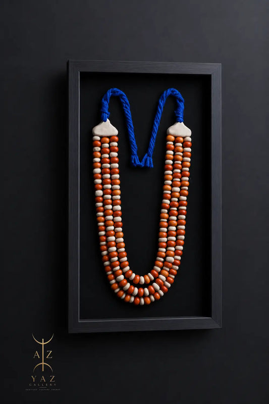 Ocre Bleu, Sculptural Wall Art