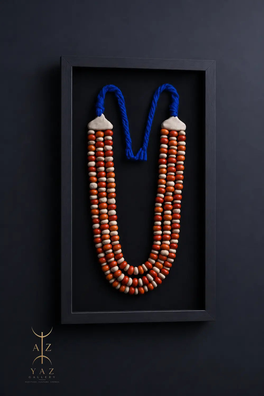 Ocre Bleu, Sculptural Wall Art