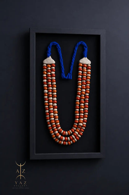 Ocre Bleu, Sculptural Wall Art