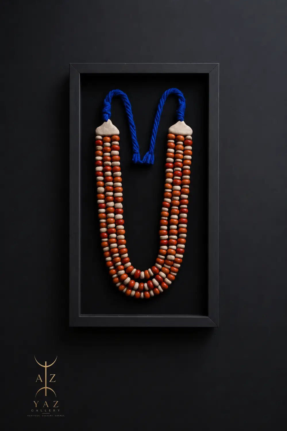 Ocre Bleu, Sculptural Wall Art