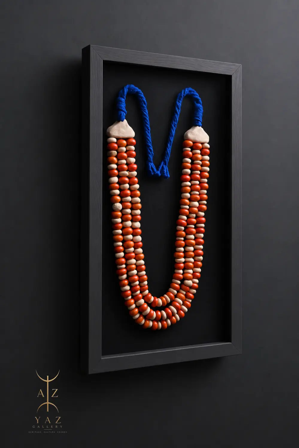 Ocre Bleu, Sculptural Wall Art