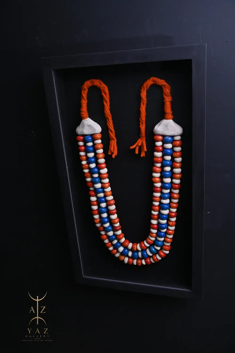 Sunset Horizon – Handmade Tribal Bead Wall Art (70 x 40 cm)