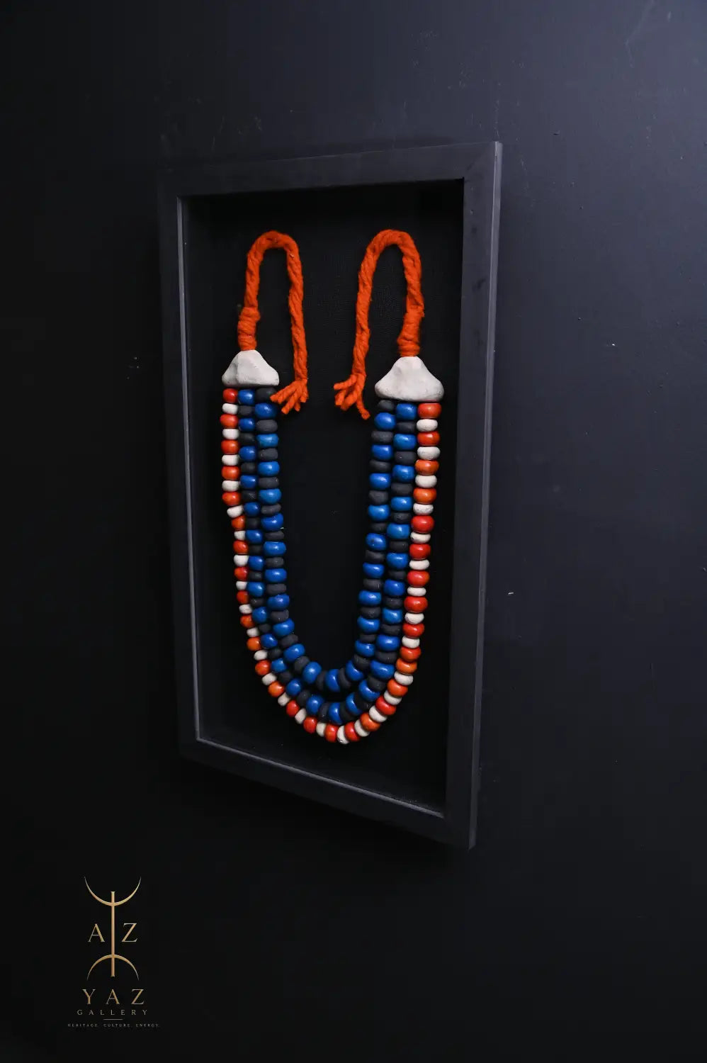 Sunset Nomad – Handmade Tribal Bead Wall Art (70 x 40 cm)
